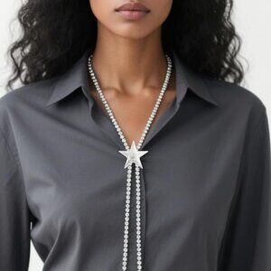 Rhinestone Cowboy Cord Western Bolo Tie